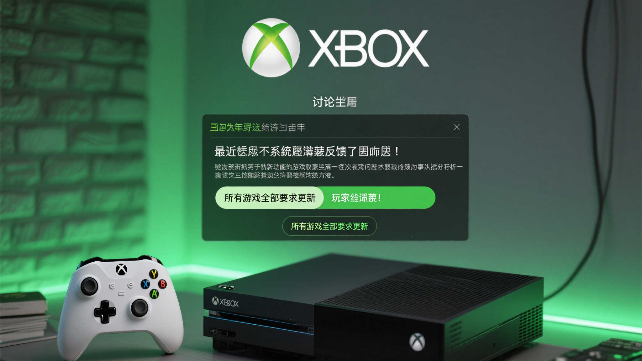 Xbox意外出现异常：所有游戏同时要求更新！