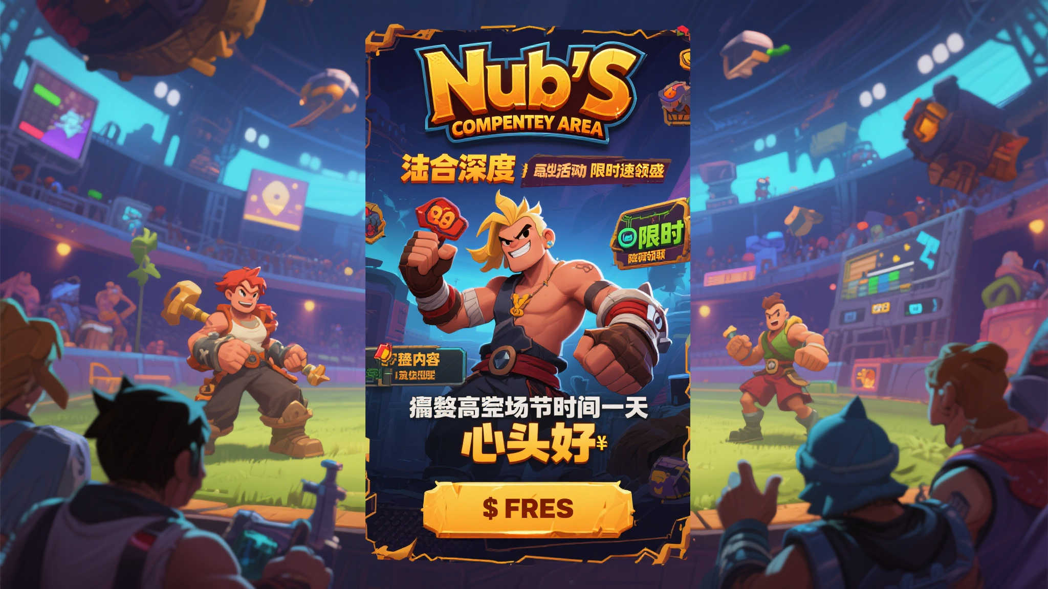 仅限24小时！快来免费领取《Nubs：竞技场》合作肉鸽游戏！