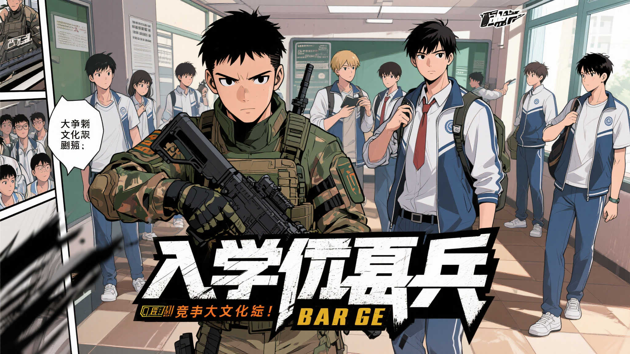受欢迎的连载作品《入学佣兵》动画化消息令粉丝热议