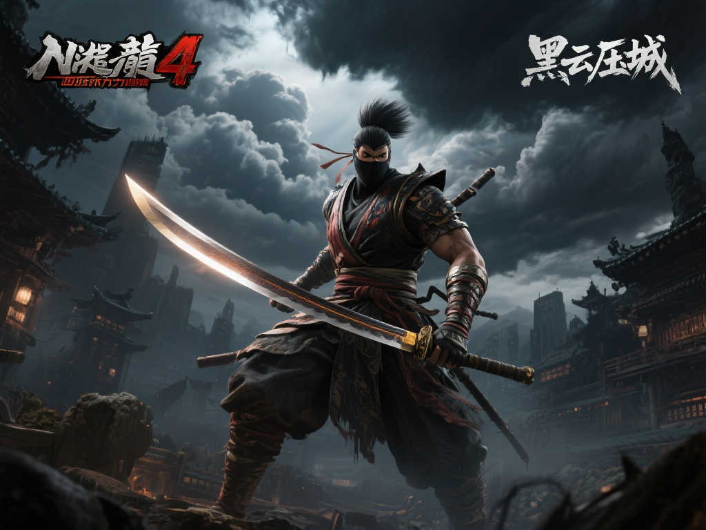 《忍者龙剑传4》高清截图曝光：赛博朋克氛围，黑云笼罩极具压迫感！